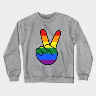 V Sign Crewneck Sweatshirt